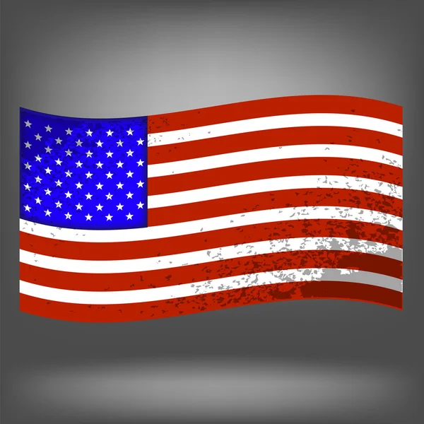 Drapeau des États-Unis — Image vectorielle