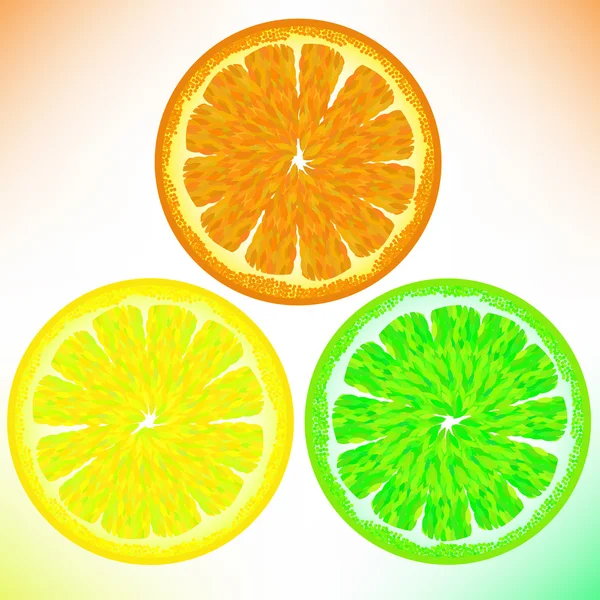 Orange Zitronenlimonade — Stockvektor