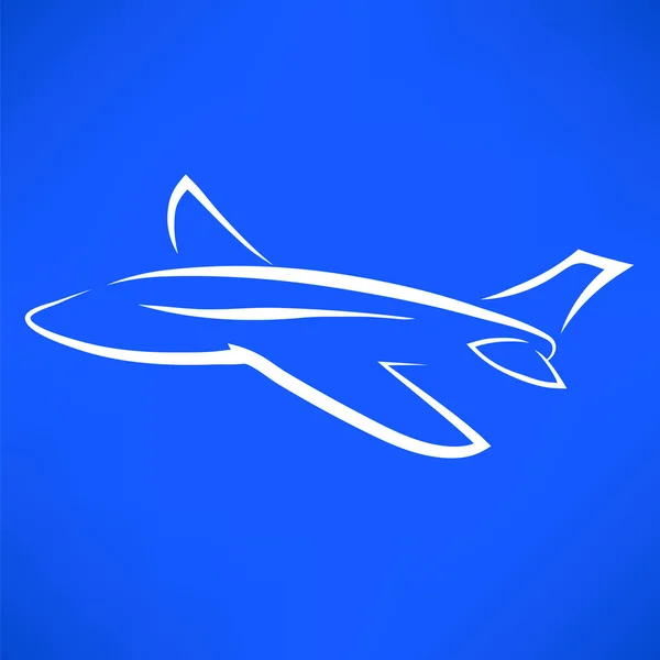 Icona aereo — Vettoriale Stock