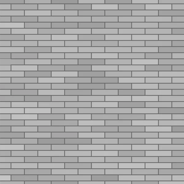 Pared de ladrillo gris — Vector de stock