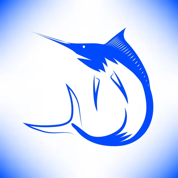 Marlin ryby — Stockový vektor