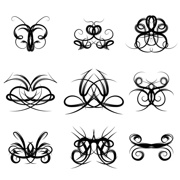 Decoratieve designelementen — Stockvector