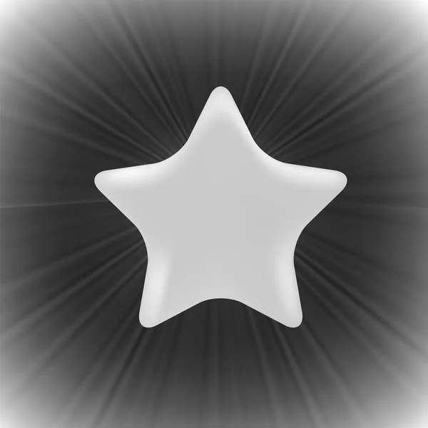 灰色の星 — ストックベクタ