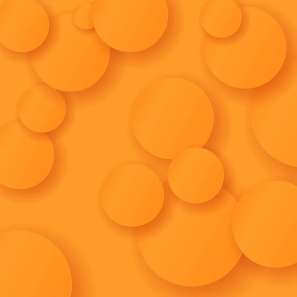 Orangen Kreis Hintergrund. — Stockvektor