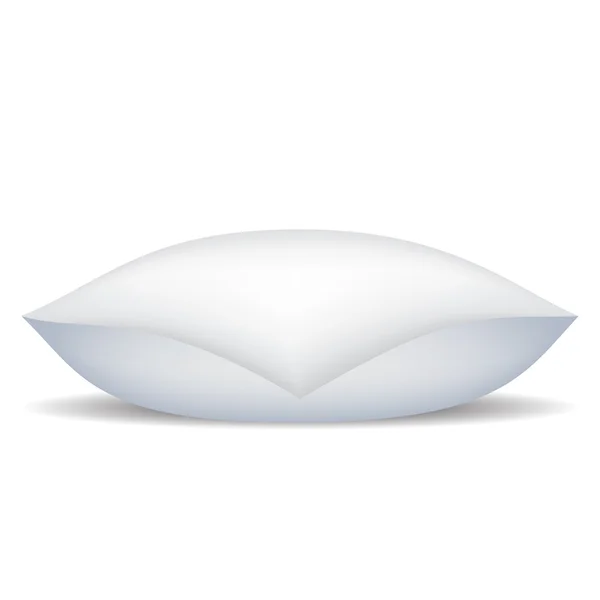 Travesseiro branco — Vetor de Stock