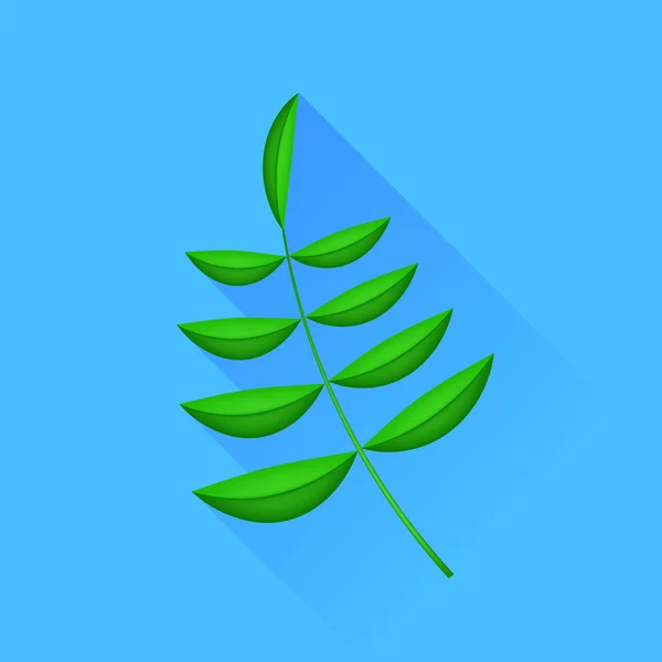 Groen blad — Stockvector