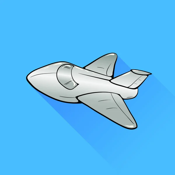 Flugzeug — Stockvektor