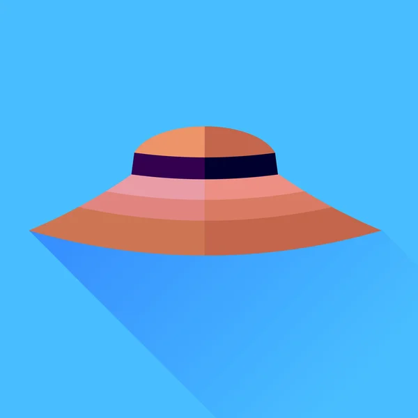 Sombrero rosa — Vector de stock