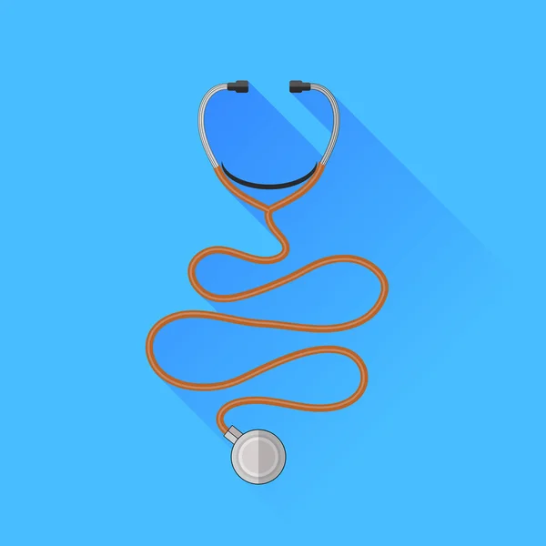 Sağlık stetoskop simgesi — Stok Vektör