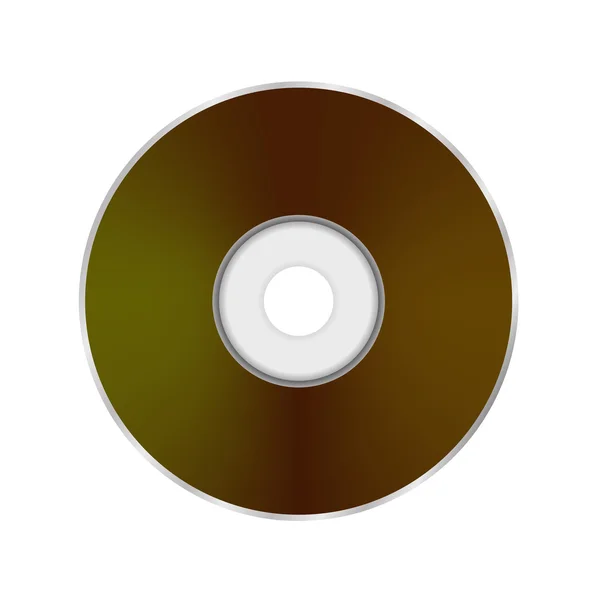 Compact Disc Ikone — Stockvektor