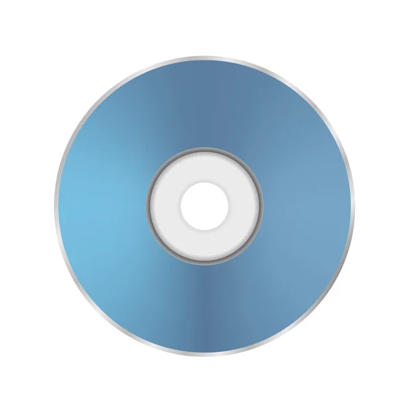 Blue Compact Disc — Stock Vector