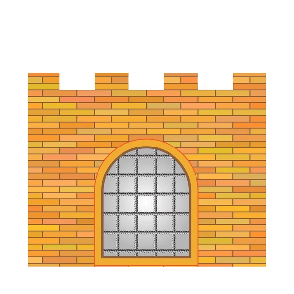 Brick Castle — Stock Vector