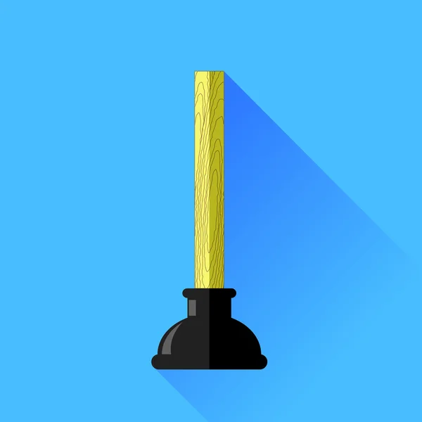 Rubber plunjer — Stockvector