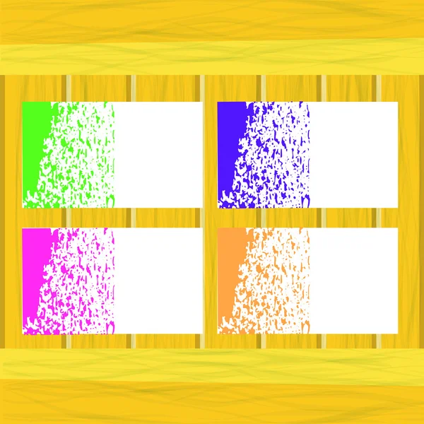 Bannery barevných šplouchá barvy — Stockový vektor