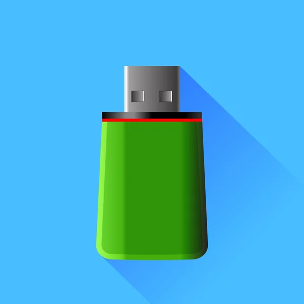 Зелений Memory Stick — стоковий вектор