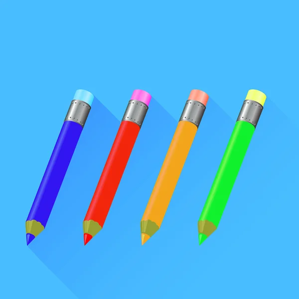 Pencils — Stock Vector
