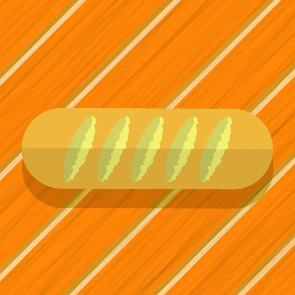 Pan de pan — Vector de stock