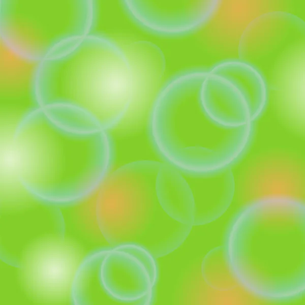 Зеленый фон пузыря — стоковый вектор