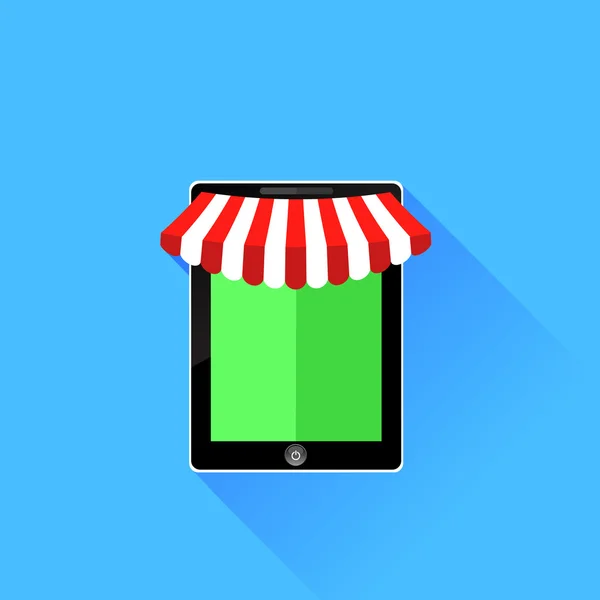 Mobile Store Icon — Stock Vector