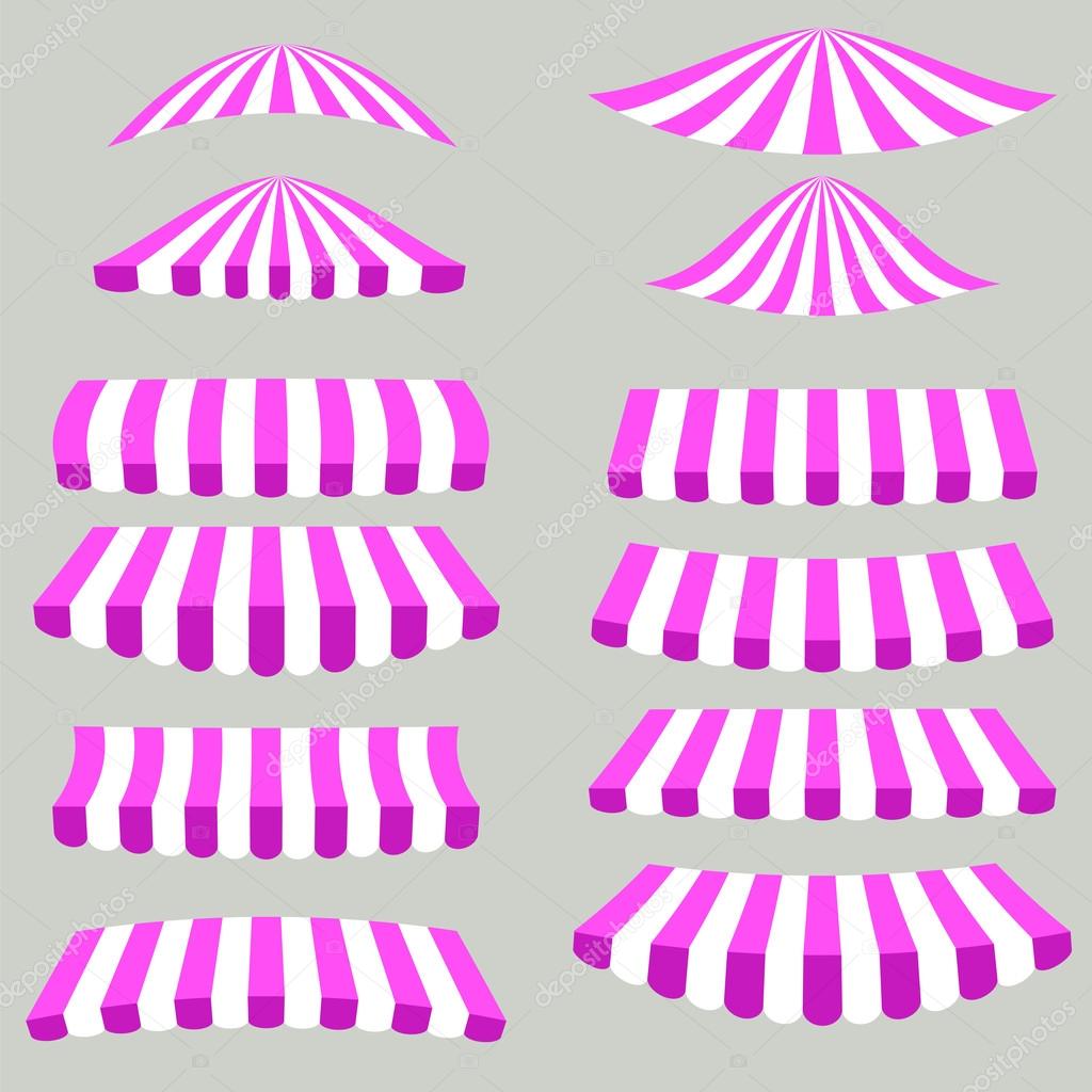 Pink White Tents