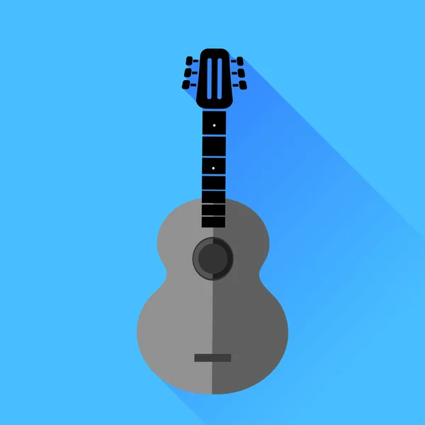 Guitar Silhouette — Stock Vector