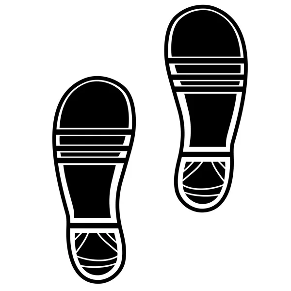 清洁鞋印记 — 图库矢量图片