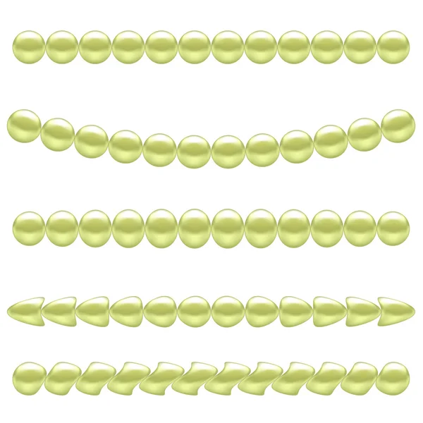 Collier perle — Image vectorielle