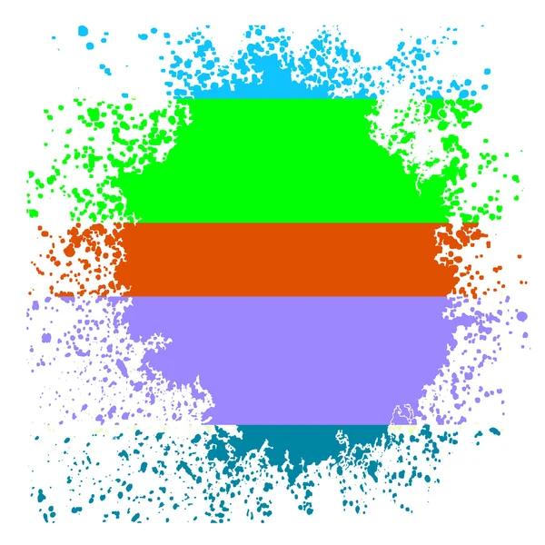 Fente colorée — Image vectorielle