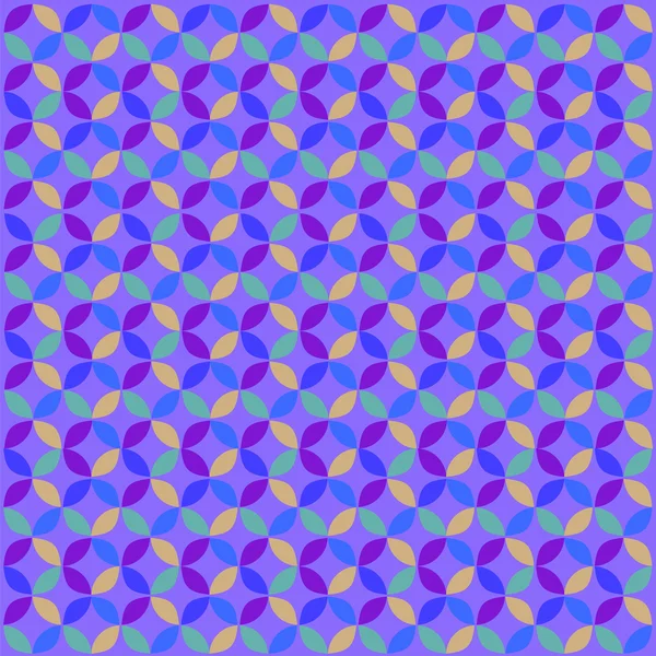 Modèle de cercle géométrique bleu — Image vectorielle