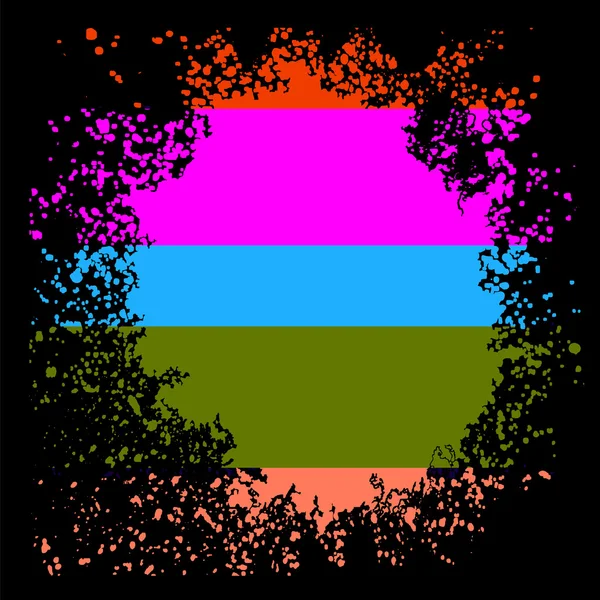 Fente colorée — Image vectorielle