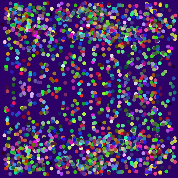Fallande färgglada konfetti — Stock vektor