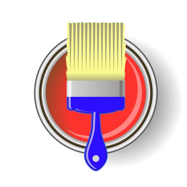 Brosse à peinture — Image vectorielle