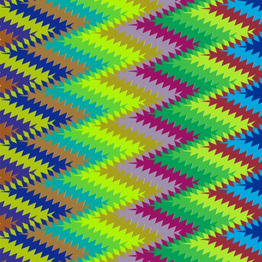 renkli retro süsleme. 