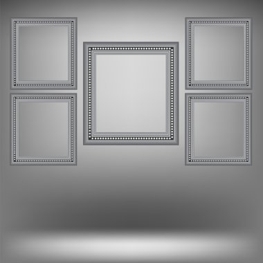 Ahşap Gri Çerçeveler 