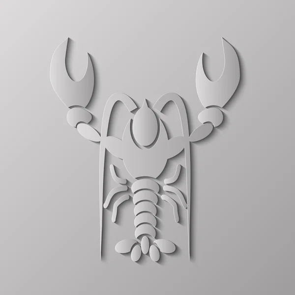 Lobster - Stok Vektor