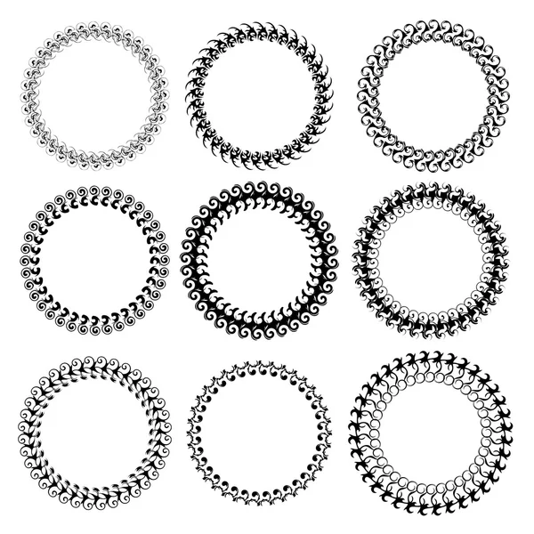 Cirkel frames — Stockvector
