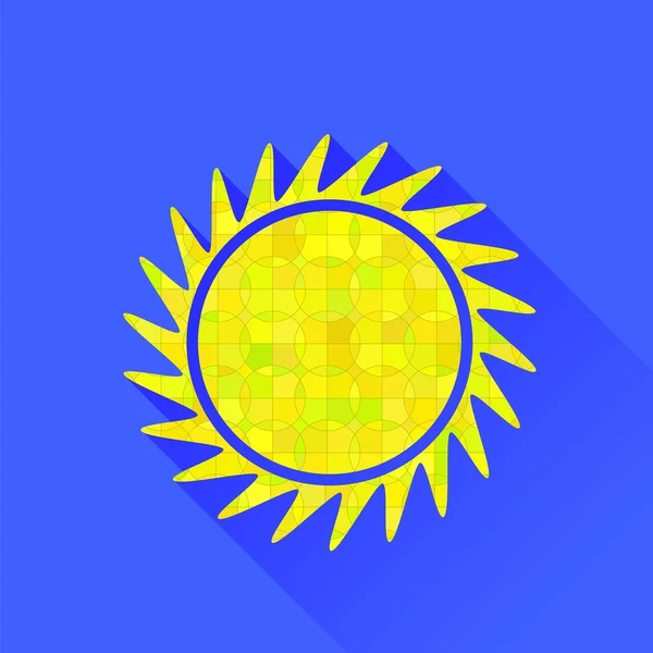 Símbolo sol — Vector de stock