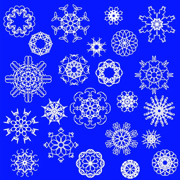 Snow Flakes — Stock Vector