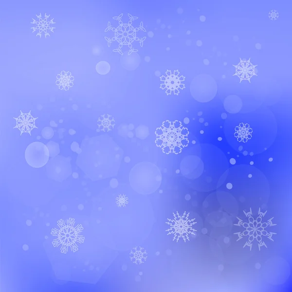 Snow Flakes Background — Stock Vector
