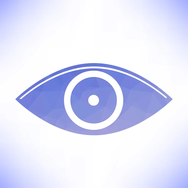 Ojo azul — Vector de stock