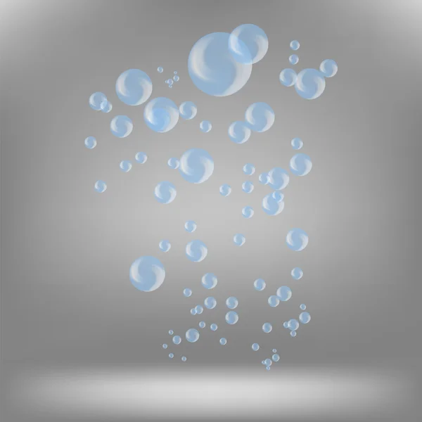 Bulles bleues — Image vectorielle