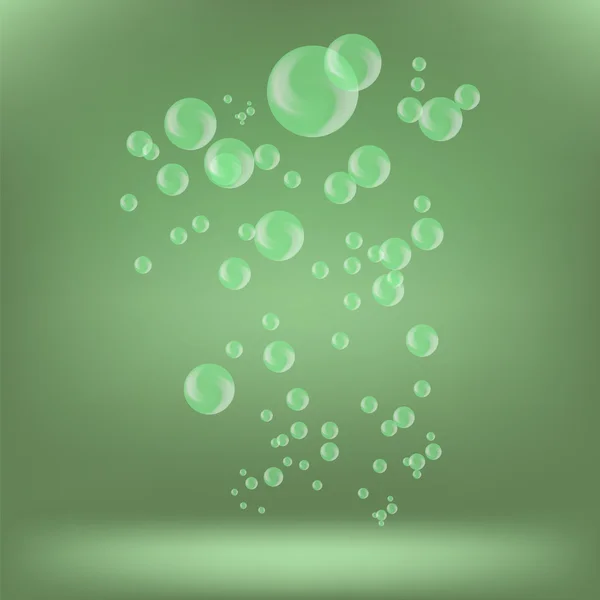緑の泡 — ストックベクタ