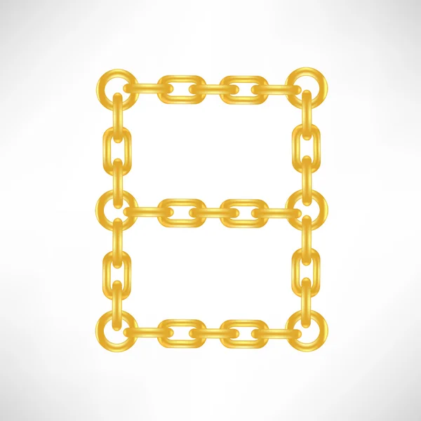 Oro número 8 — Vector de stock