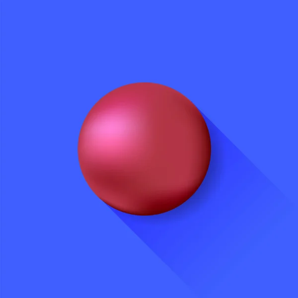 Κόκκινη μπάλα — Διανυσματικό Αρχείο