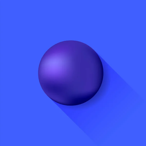 Синий шар — стоковый вектор