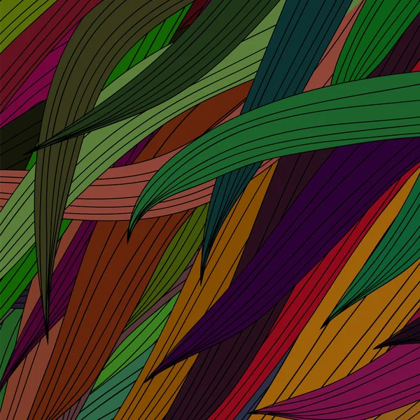 Fond d'onde coloré — Image vectorielle