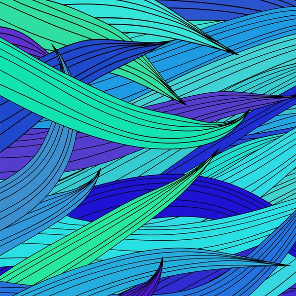 Patrón de onda de color abstracto — Vector de stock