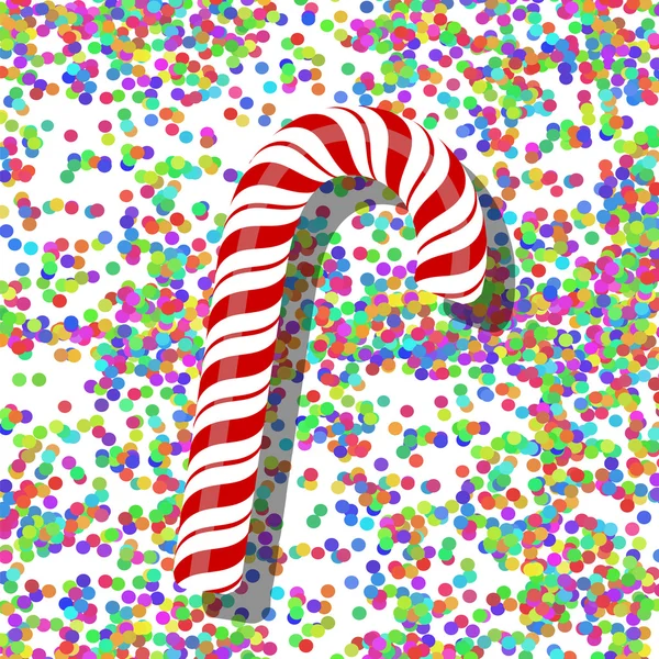 Candy Cane — Stock Vector