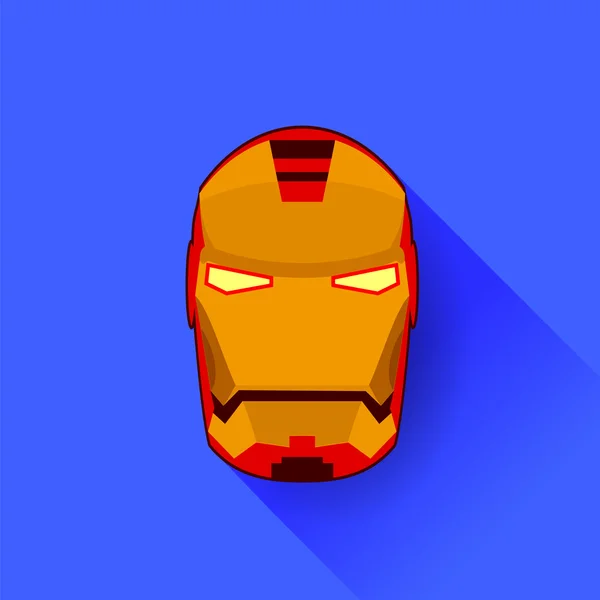 Süper kahraman maske — Stok Vektör