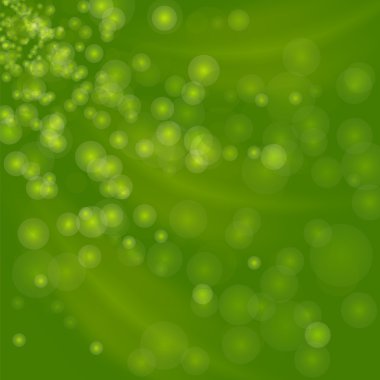 Bulanık ışıklar yeşil arka plan